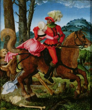 Hans Baldung (1485-1545) Der Ritter, das junge Mädchen und der Tod, ca. 1510