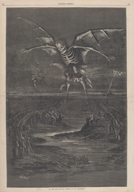 Thomas Nast (1840-1902) On the Red Danube – “Bless You, My Children!”, 1877