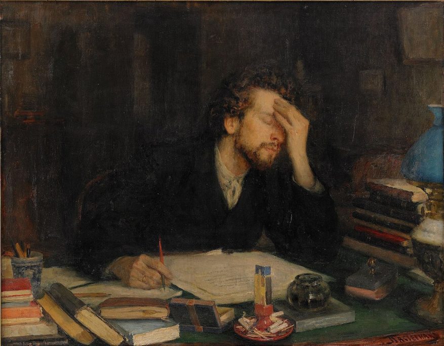 Leonid Pasternak (1862-1945) Die Qualen der kreativen Arbeit