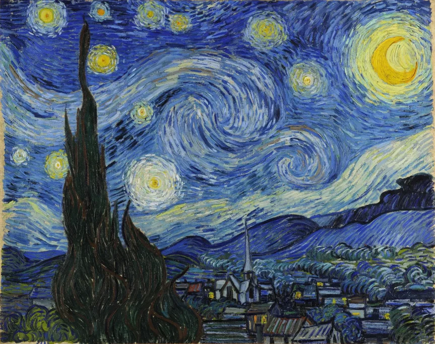 Vincent van Gogh (1853-1890) Die Sternennacht, Juni 1889