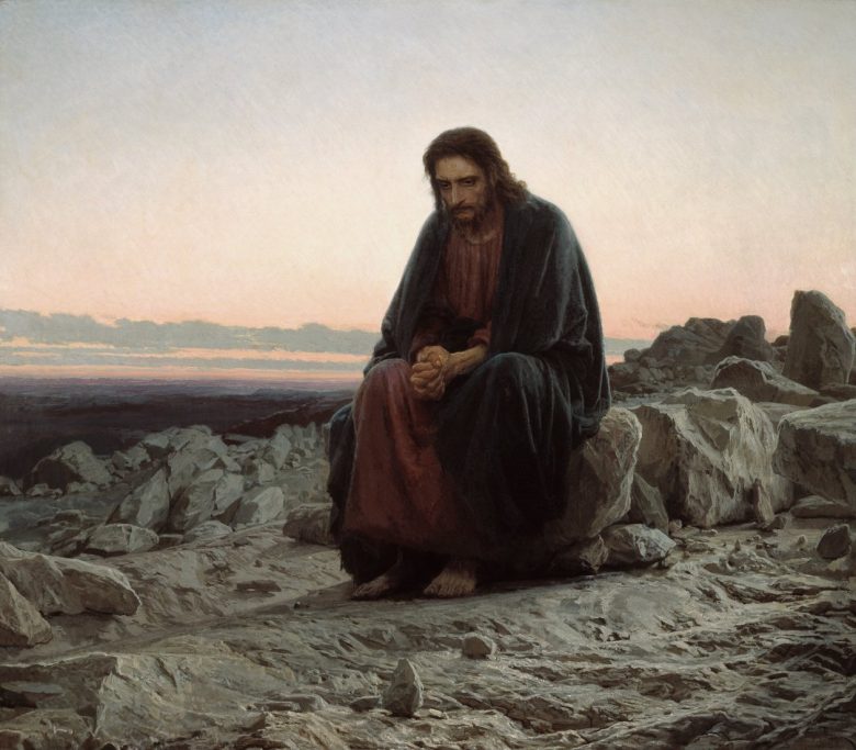 Ivan Kramskoy (1837-1887) Christus in der Wüste, 1872